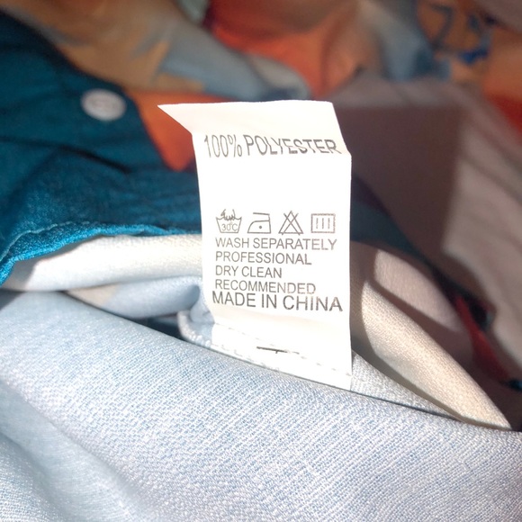 Women’s Geometric Pattern Long Sleeve Casual Button Up Shirt Size Medium Multi - Picture 4 of 5